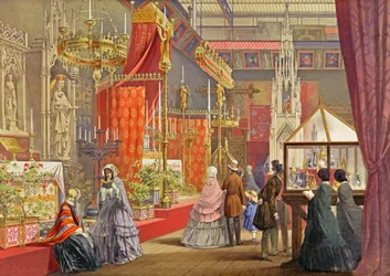 Medieval Court, designad av Pugin, skylt 40 från 